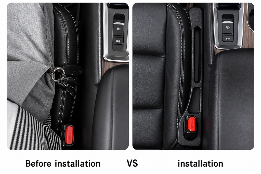 Car Seat Gap Filler Strip, Seam Filler, Edge Sealant, Leak-proof, Anti-drop, Storage Car Interior Accessories---black